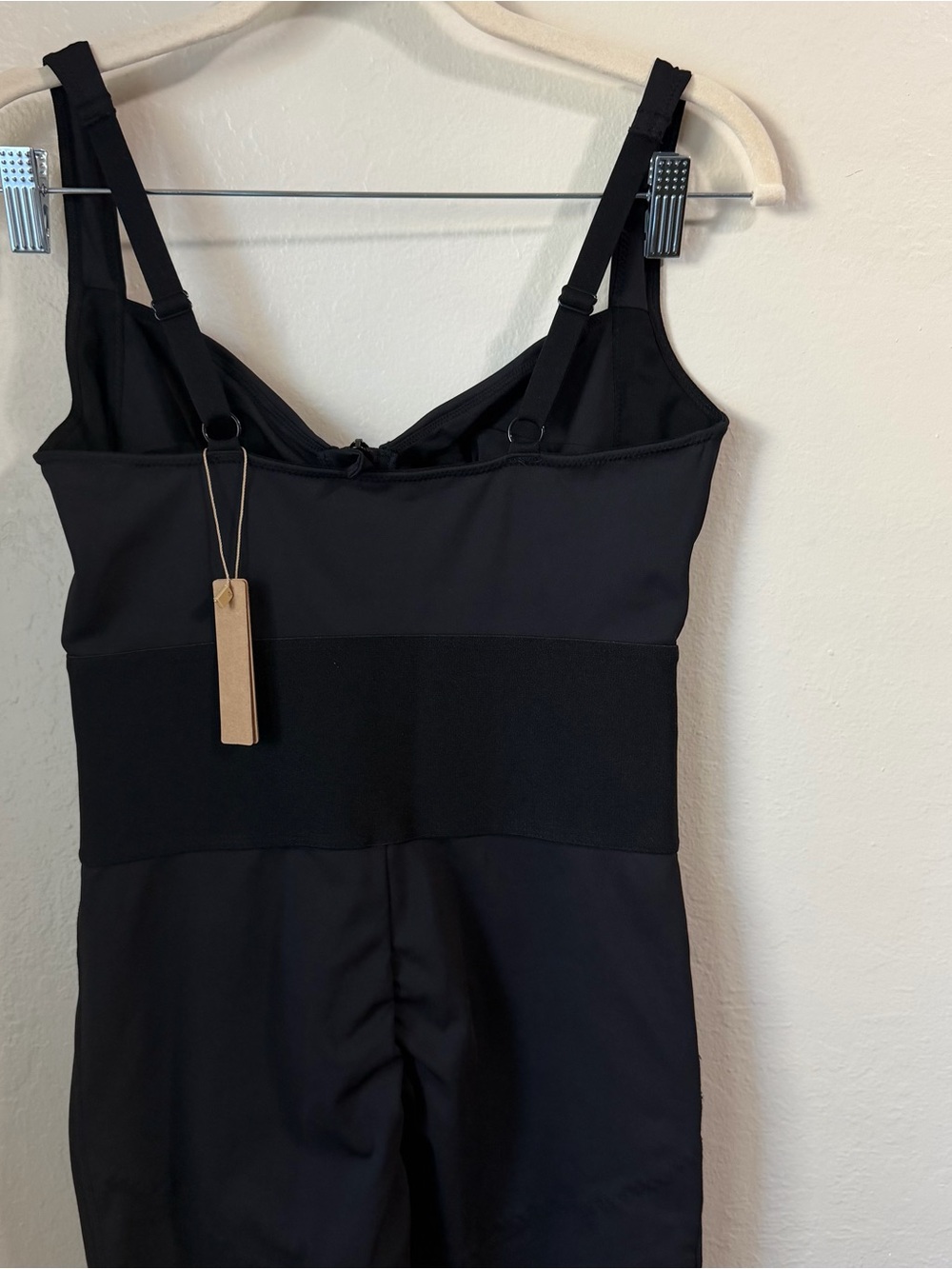 SHAPELLX Black Shapewear Jumpsuit Bodysuit Size M NWT Compression body-shaping - Picture 10 of 16